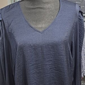 CAbi Deep Blue Women's Blouse